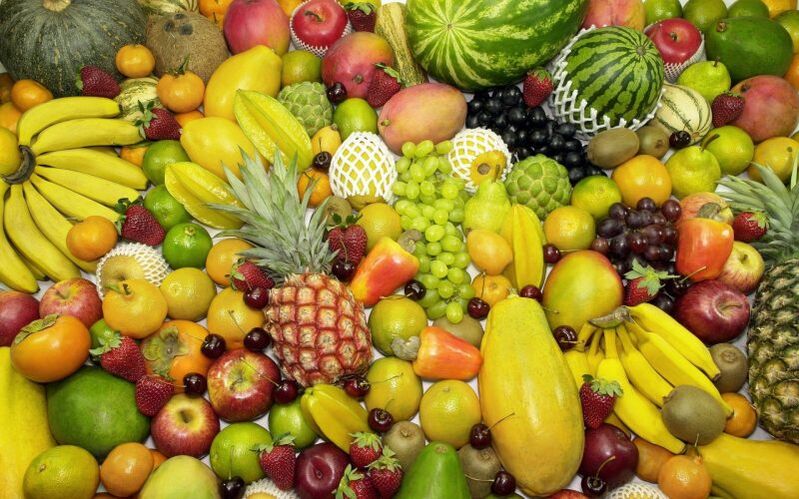 Obst für die Ernährung 6 Blütenblätter
