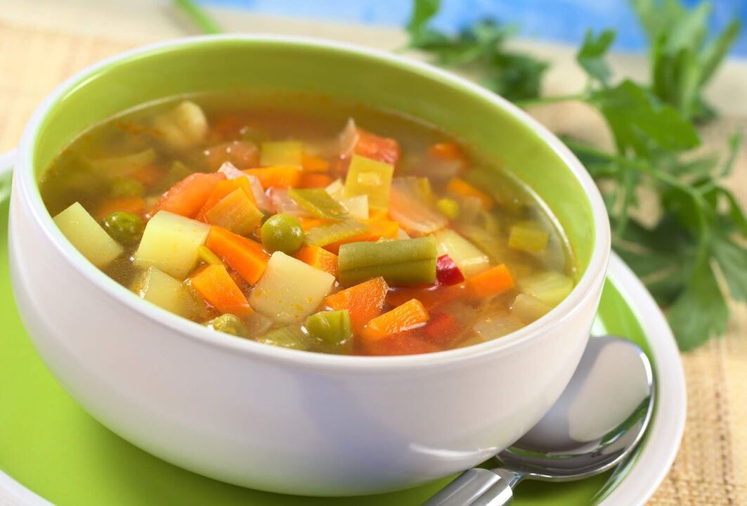Gemüsesuppe zum Abnehmen